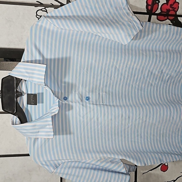 Dunning Striped Polo Shirt Size Small NWT - Picture 2 of 6